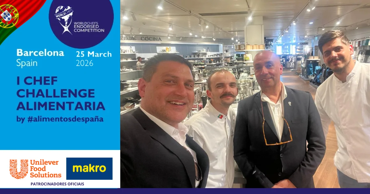 Equipa de Competição Culinária ACPP no I Chef Challenge Alimentaria 2026
